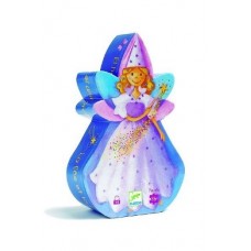 36 pc Djeco Puzzle - Fairy & Unicorn - Silhouette Box 